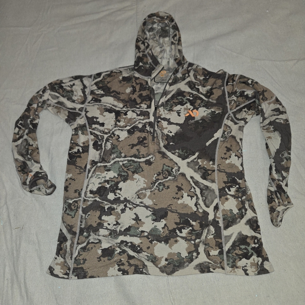 First Lite Merino Wool Camouflage Hoodie